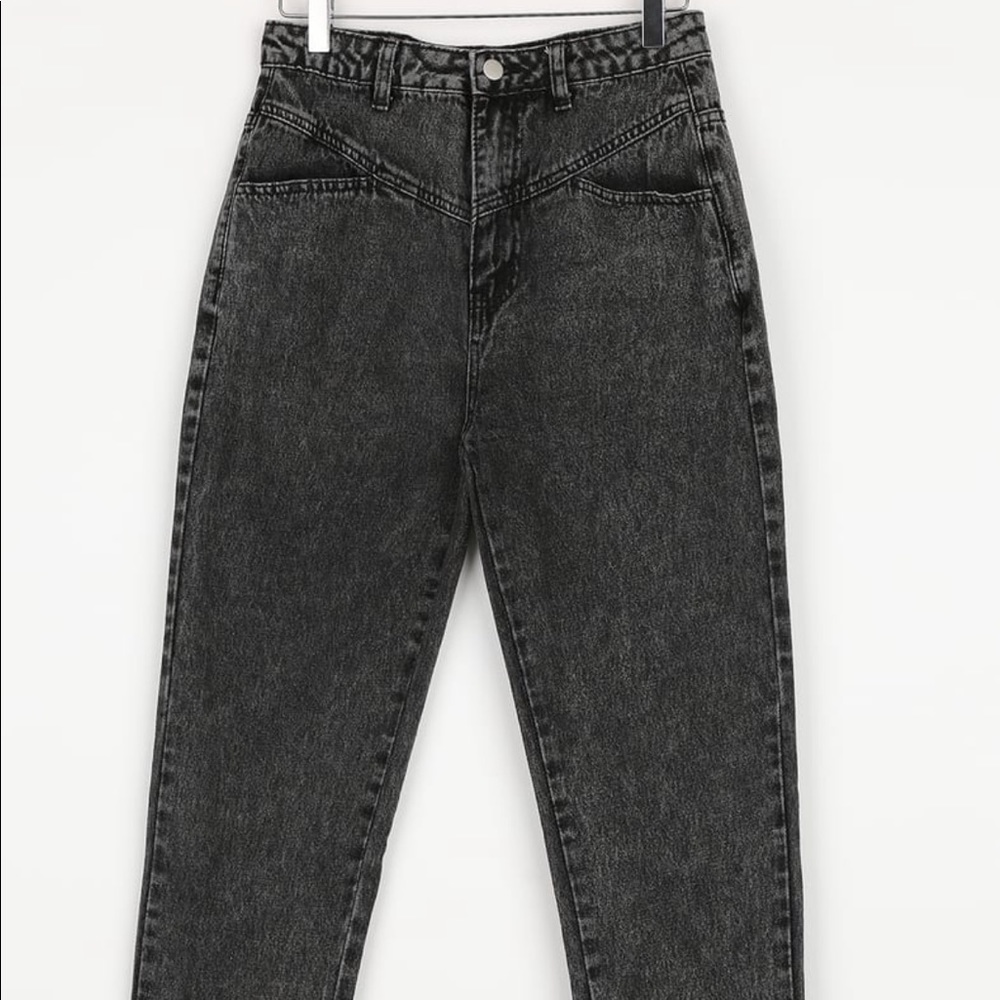Lulus Precision Washed Black High Rise Cropped - Picture 6 of 9